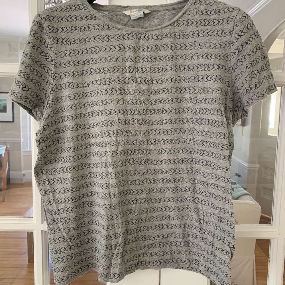 Boden Gray Short Sleeve Tee